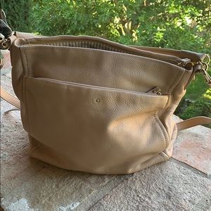 Kate spade satchel bag in beige